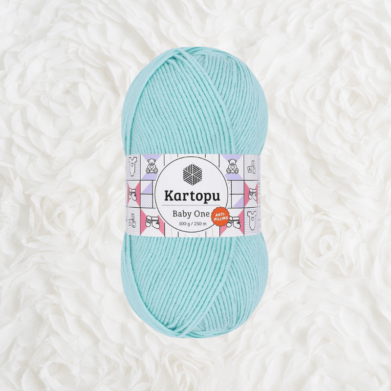 Kartopu Baby One Strickgarn – 4 Knäuel à 100 G, 100 % Acryl, Anti-pilling, 250 M Lauflänge (Farbe: Schwarz 940)